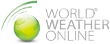 Weather data by World Weather Online